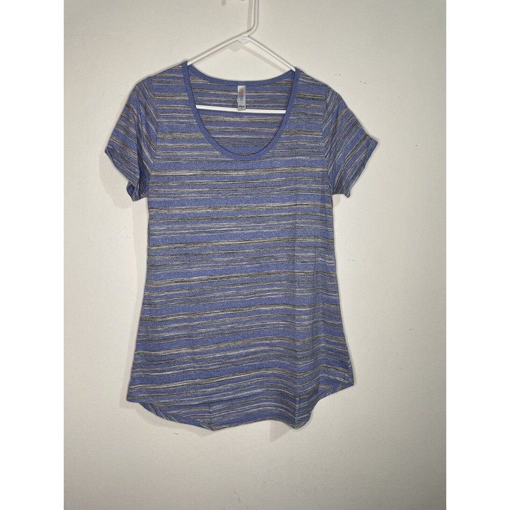 Lularoe Women’s Purple Stripe T-shirt Size Small